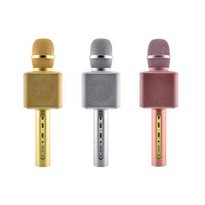 Mircophone: Aodasen Portable Handheld Wireless Bluetooth Karaoke Mic Speaker JY-53