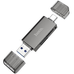 hoco Dual Slot USB-C & USB-A Card Reader HB39
