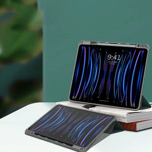 Tablets Accessories: iPad Pro 13 2024 Enhanced Protection Ultra Slim Tablet Case Stand with Pen Slot