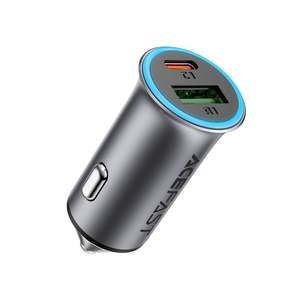 Car Charger: Acefast Dual Port Fast Charger Type-C & USB-A 95W (65W+30W) B16