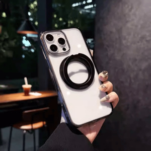 iPhone 16 Pro 360° Rotating Magnetic Ring Stand Case