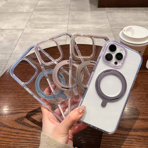 iPhone 16 Pro Ice Armor O2L Series Magsafe Clear Case with Ring Stand