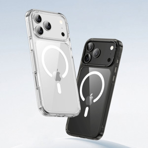 Sale: iPhone 17 Pro Max Aurora Magsafe Series Crystal Transparent Phone Case