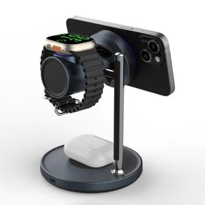 Coteci Qi2 3-in-1 Wireless Charger with Cooling Fan for Apple Watch BS-025
