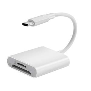 Storage Memory: Coteci USB-C Card Reader OTG 2-in-1 33019