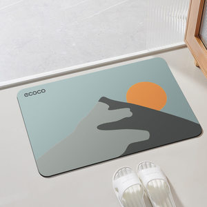 Smart Gadgets: Mobie Diatom mud Super Absorbent Quick Dry Bath Mat 80×50cm E23129