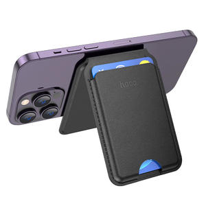 Smart Gadgets: Hoco Leather Wallet Magsafe Card Bag Phone Stand