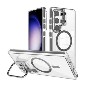 Samsung Galaxy S26 2026 Rita Series Invisible Kickstand Crystal Clear Magsafe Case