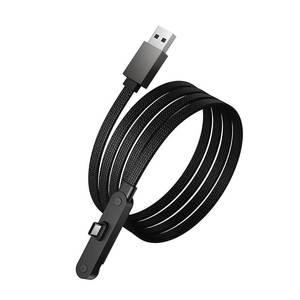 Hoco Type-C to USB-A Nylon Braided Cable with Foldable Phone Stand 1.2m U150