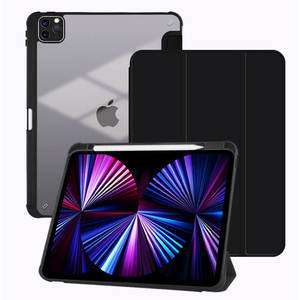 Silicone Flip Case with Built-in Pen Slot Compatible with Samsung Galaxy Tab A9+