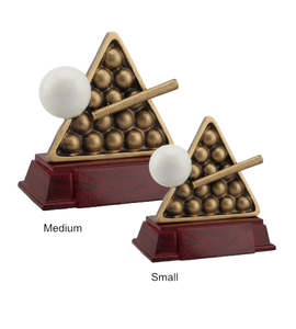 Awards A D: Billiards Rack & Cue Ball