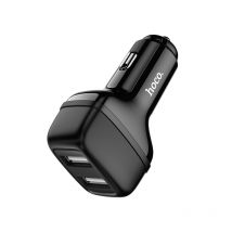 Products: HOCO Car charger “Z36 Leader” dual port set with cable Black