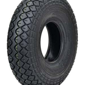 Mobility Scooter Accessories: Mobility Scooter Tyre 4.00-5 Black with Round Edge & Diamond Tread - Durable and Reliable