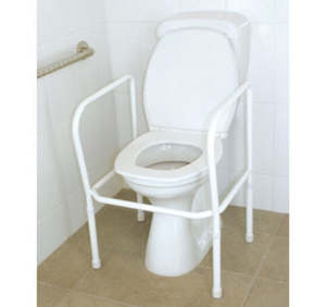 Toileting Aids: Adjustable Toilet Surround Frame - 130kg | Cubro NZ