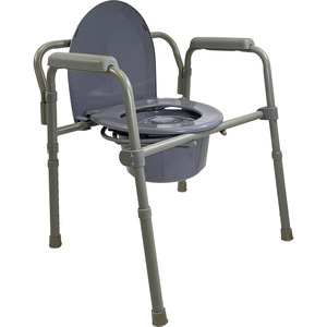 3-in-1 Folding Commode - Bedside & bathroom solution