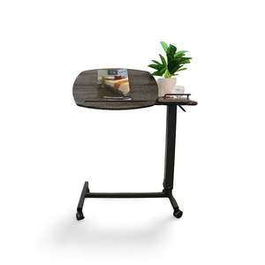 Over Bed/Chair Table with Tilting & Split Top - Adjustable & Versatile