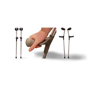 Crutches: Deluxe COMFY Handle Elbow Crutches