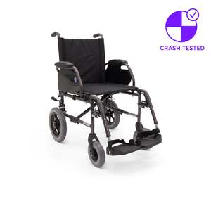 Vermeiren Jazz Transit Wheelchair NZ | 130kg Rated | Folding Aluminium | 46cm and 50cm Seat