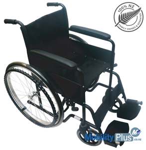 Goldfern Economy Manual Wheelchair NZ | Foldable Self-Propelled Chair
