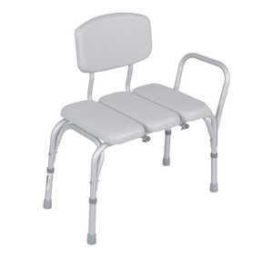 Shower Stool Chair: Chevron Padded Transfer Bench