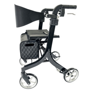 Lightweight Walkers Rollators Walking Frames Nz: Newmarket Walker NZ | Lightweight Folding Rollator with Seat | 7.7kg | 136kg