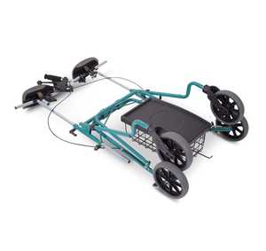 Lightweight Walkers Rollators Walking Frames Nz: Pacer Gutter Walking Frame - 8" Wheels, Forearm Support