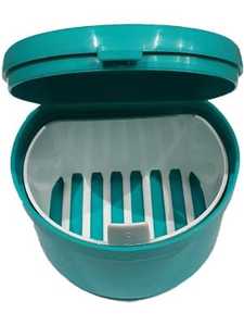 Daily Living Aids: Denture Cup with Strainer & Lid