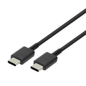 All: [5-A215]Original Samsung Dual USB-C Cable 1 Meter 3A PD Super Charge Type C To Type C USB Cable 40W fast charging For Galaxy Note 10 pro S20 S10 Plus A90 A80 A70 Black