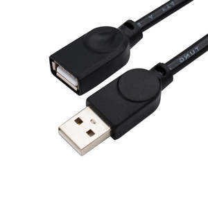 1.5M USB-USB Extended Cable Black