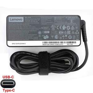 Original Lenovo 20v 3.25a 65W USB-C Power Adapter ADLX65YCC3A 01FR026 SA10M13950