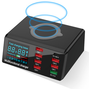 Accessories Audio: 8-port multi-function wireless charger WLX-X9D