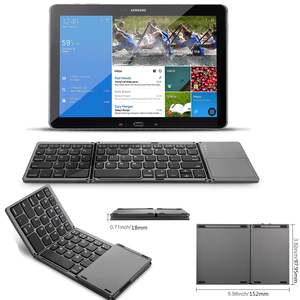 Tri-folded plastic keyboard B033 with touchpad Universal for any bluetooth devic&hellip;