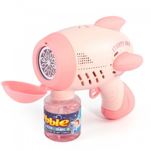 More Tech Home: STARTY SKY 2088-16 Rocket Cartoon Fully Automatic Porous Bubble Gun - Pink