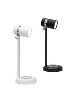 More Tech Home: Reading lamp with bluetooth music player and wireless charging L9-White