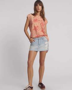 ONE TEASPOON - Sloane Denim Mini Skirt