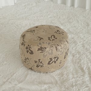 Products: Round Flock Stool - Modern Chair