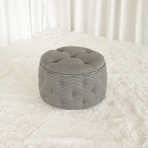 Products: Emily Stool Deep Buttoned - Modern Chair