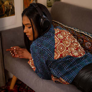 One-of-a-Kind, Recycled, Sequin Jacket (S - M)