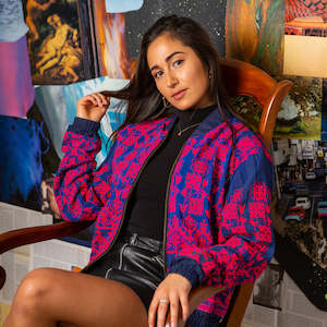 One-of-a-Kind, Recycled Bomber (S - M)