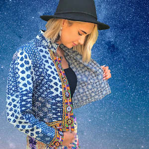 Jacket: One of a Kind Blue Waistcoat (S - M)