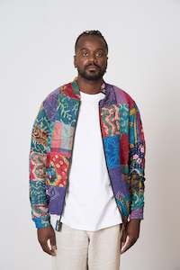 Jackets: One of a Kind Quilt Bomber Jacket