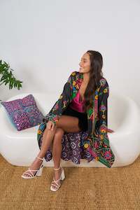 One of a Kind Hand Embroidered Beautiful Kimono