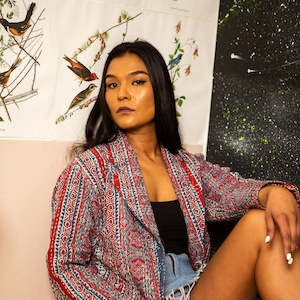 One-of-a-Kind, Recycled Coat (S - M)