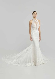 Mermaid Wedding Dress with Halter Neck