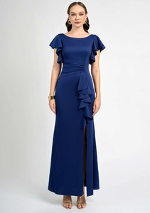 Flutter Sleeve Maxi Dress BL8244L
