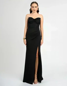 Strapless Sweetheart Fishtail Evening Dress BL8236L