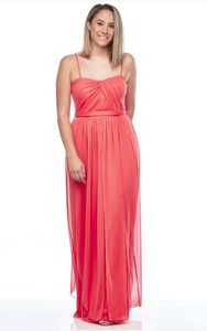 Products: Infinity Style, Thin Strapped Chiffon Evening Dress With A Satin Belt ZBDR7