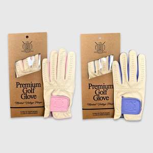 Mvp Gifts 65 Under: PRO Pastel Cabretta Leather Golf Gloves - Purple & Pink (2 Pack)