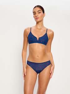 Light Absorbency: Intimates Spicy Day Cheeky Brief Light Navy Chilli
