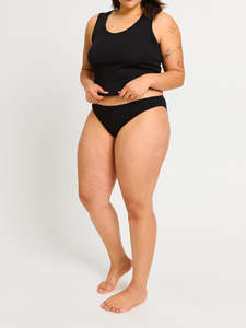 Classic: Classic Cheeky Brief Light Black